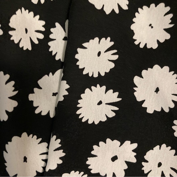 Cottagecore black and white floral maxi dress from Japan - Picture 3 of 5